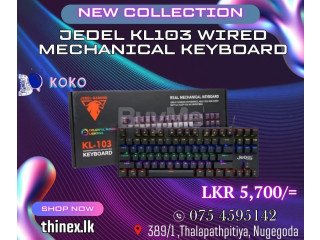 JEDEL KL103 WIRED MECHANICAL KEYBOARD