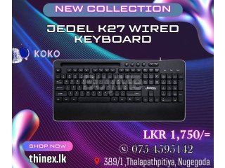 JEDEL K27 WIRED KEYBOARD