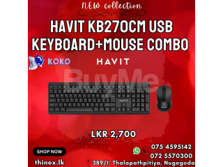 HAVIT KB270CM USB KEYBOARD + MOUSE COMBO