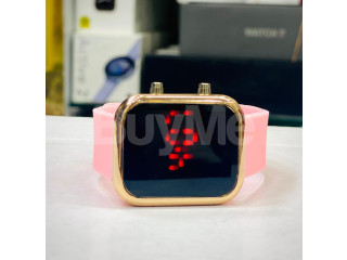 DIGITAL RED LED FASHIONABLE UNISEX WATCHES - PINK