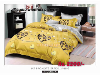 HEART DESIGN 7D BEDSHEET DESIGN