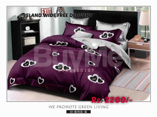 HEART DESIGN 7D BEDSHEET DESIGN