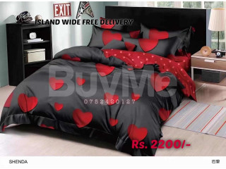 HEART DESIGN 7D BEDSHEET DESIGN