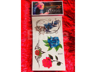 WATERPROOF COLORFUL TEMPORARY TATTOOS