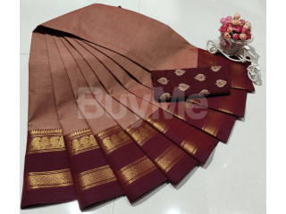 CHETTINAD ROYAL PLAIN SAREE