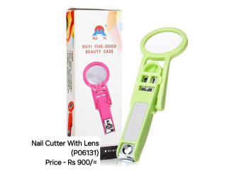 NAIL CUTTER WITH LENS