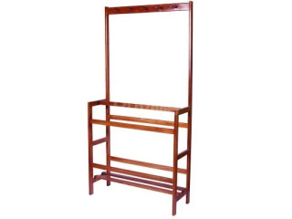 TEAK TOWEL RACK