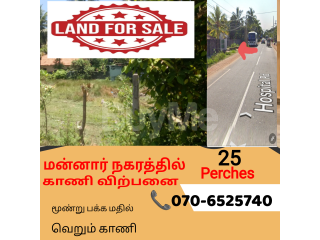 LAND FOR SALE IN MANNAR TOWN