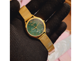 CITIZENS - LADIES GOLD WATCH - GREEN DIAL