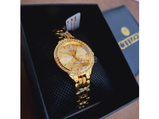 CITIZENS LADIES WATCH - FULLY GOLD WATCH