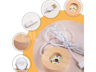3D CRYSTAL BALL NIGHT LIGHT GLOWING PLANET - N