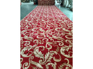 BANQUET HALL FLOOR CARPET ROLL - RED