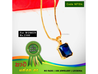 BLUE PENDENT CHAIN