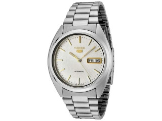 SEIKO - 5 AUTOMATIC WHITE DIAL MEN’S WATCH
