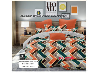 BEDSHEETS DESIGNS WITH 2 PILLOW CASES