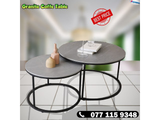 GRANITE COFFEE TABLE - GREY