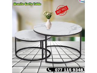ELEGANT GRANITE COFFEE TABLE
