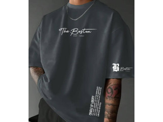 MENS BAGGY T SHIRT - GREY