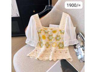 WOMEN'S CLOTHING CROP TOP DESIGNS