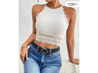 WHITE LADIES CROP DESIGN