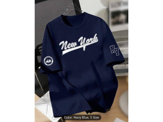 STUNNING BAGGY T SHIRT - NAVY BLUE
