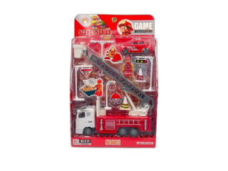 DIE CAST FIRE TRUCK GROUP SIMULATION - AC3389-13A (P06651)