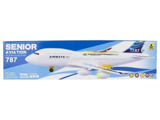 MUSIC AEROPLANE TOY 787 - BATTERY OPERATED (P06643)