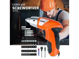 45 PIECES CORDLESS SCREW DRIVER (P00522)