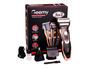 GM-595 GEEMY 3IN1 RECHARGEABLE SHAVE AND TRIMMER SET (P02638)