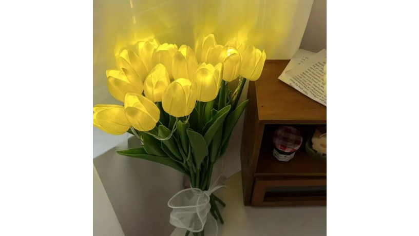 10pcs-tulip-flowers-lamp-white-yellow-roses-yellow-colour-glowing-battery-used-big-3