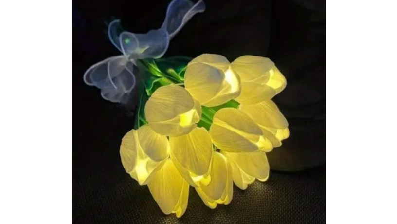 10pcs-tulip-flowers-lamp-white-yellow-roses-yellow-colour-glowing-battery-used-big-1