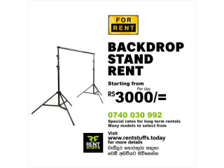 BACKDROP STAND RENT