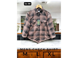 CHECK SHIRTS - SALMON PINK