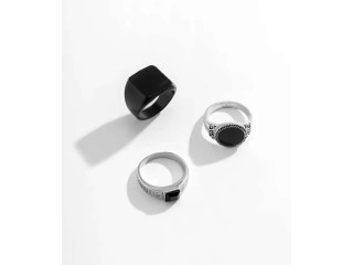 MENS RING SET 3PCS