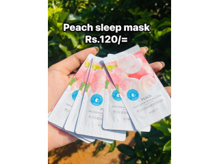 PEACH SLEEP MASK