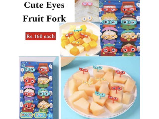 CUTE EYES FRUIT FORK