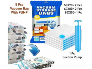 VACUUM STORAGE BAGS WITH PUMP