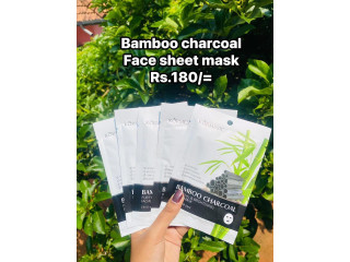 BAMBOO CHARCOCAL FACE SHEET MASK