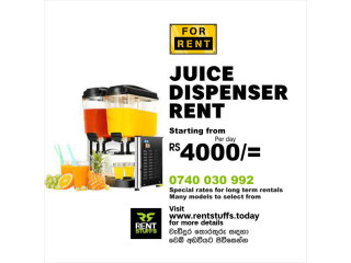 JUICE MACHINE FOR RENT
