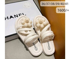 WHITE SLIPPERS DESIGN