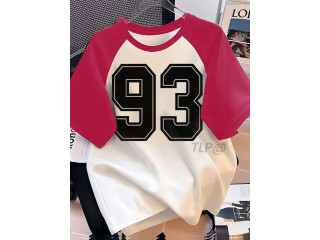 RAGLAN OVERSIZED UNISEX BAGGY PINK RED