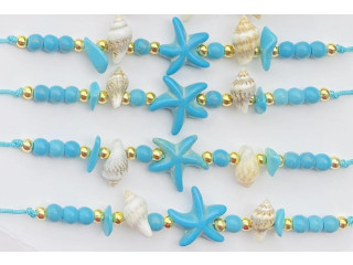 BLUE SEASHELLS BRACELET