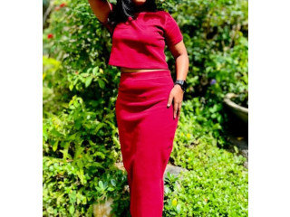 RIB MATERIAL TWO PIECES SET