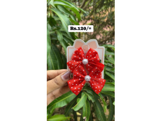 HAIR CLIPS (RED)