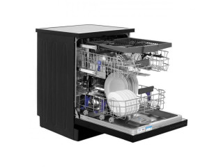 BEKO DISHWASHER, 14 PLACE SETTINGS, BLACK