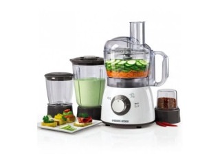 BLACK+DECKER FOOD PROCESSOR WITH BLENDER, MINCER, GRINDER FX400BMG-B5