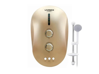 LIVINOX INSTANT SHOWER HEATER WITH PRESSURE PUMP 5.6KW
