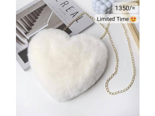 HEART DESIGN HANDBAG