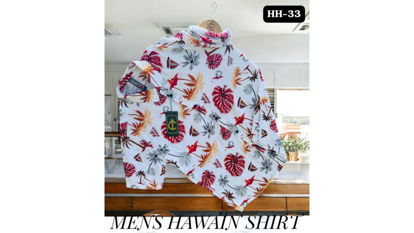elegant-mens-hawain-shirt-white-red-big-0