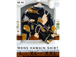 ELEGANT HAWAIN SHIRT - BROWN